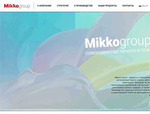 Tablet Screenshot of mikkogroup.com